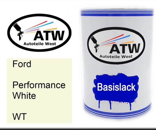 Ford, Performance White, WT: 500ml Lackdose, von ATW Autoteile West.